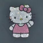 Wholesale Hello kitty Design Hotfix Rhinestone Transfer