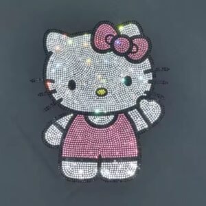 Wholesale Hello kitty Design Hotfix Rhinestone Transfer