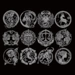 rhinestone Wholesale Custom Zodiac sign Rhinestone Transfers for T-Shirts