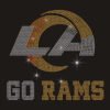 go-rams Hotfix Go Rams Rhinestone Template Pattern Rhinestone Transfer
