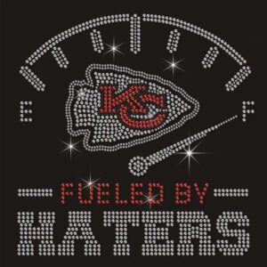 Bling Bling NFL Team Logo Chiefs Rhinestone Heat Transfer