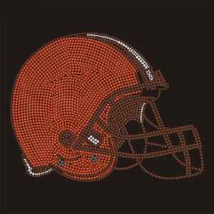 Custom Team Logo High Quality Rhinestone Transfer for Clothing