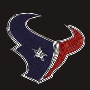 team-logo-08 Wholesale Bling Houston Texans Rhinestone Transfer for clothing