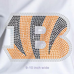 Professional NFL Logo Rhinestone Transfer Design for Cheer leading Uniforms