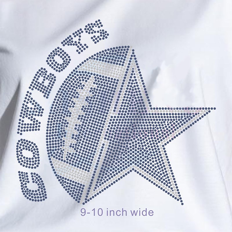 Bulk Rhinestone Transfer for Promotional Event Shirts and Corporate Gifts