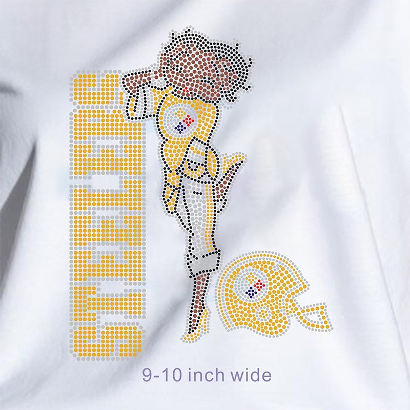 OEM/Wholesale Custom Shiny Crystal Hotfix Rhinestone Transfer for T-shirt