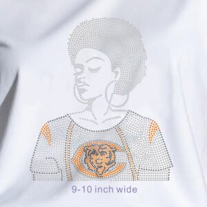 Wholesale Price OEM Custom Rhinestone Transfer for All 32 NFL Teams Logo Apparel
