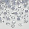 Crystal Clear Flat Back Hotfix Rhinestones 12 Facets for Garment Decoration